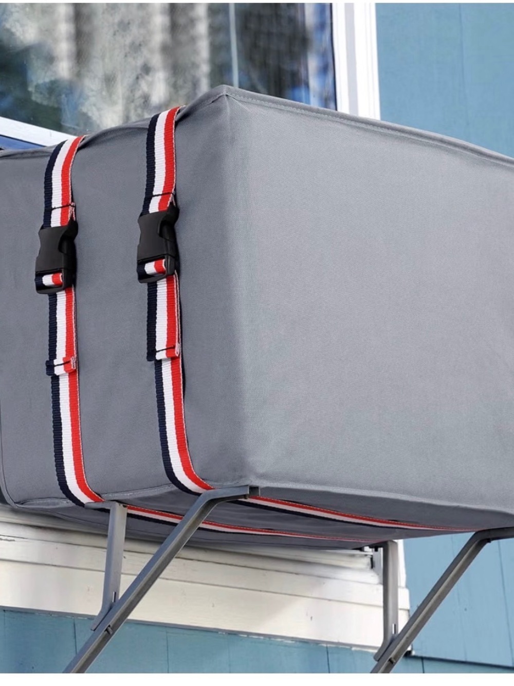 Window air conditioner covers for outside AC unit